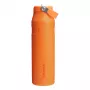STANLEY IceFlow Bottle Flip Straw 2.0 1,06L oranje - lekvrije flip-strohulpdeksel, dubbelwandig vacuüm geïsoleerde RVS thermosfles