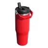 STANLEY IceFlow Flip Straw 2.0 thermobeker 0,89L donkerrood