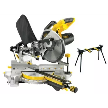 Stanley afkort- en verstekzaag 254mm met standaard