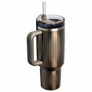 STANLEY Quencher H2.O Fluted thermobeker 1,18 l GunMetal Shine