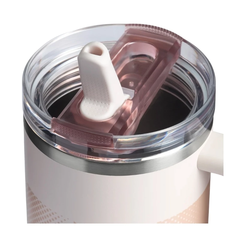 STANLEY Quencher ProTour Flip Straw Tumbler 1,18L lichtroze thermobeker met rietje