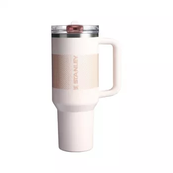STANLEY Quencher ProTour Flip Straw Tumbler 1,18L lichtroze thermobeker met rietje