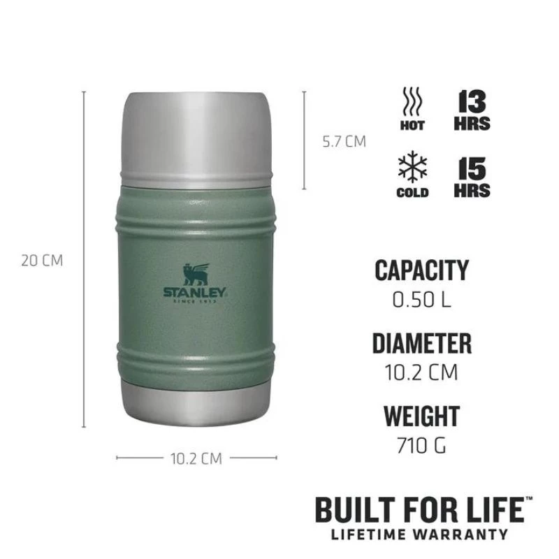 STANLEY The Artisan thermocontainer 0,5L groen