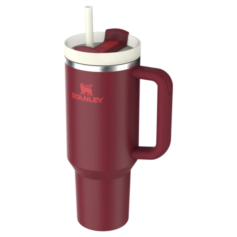 STANLEY The Quencher H2.0 FlowState tumbler 1,18L met rietje donkerrood