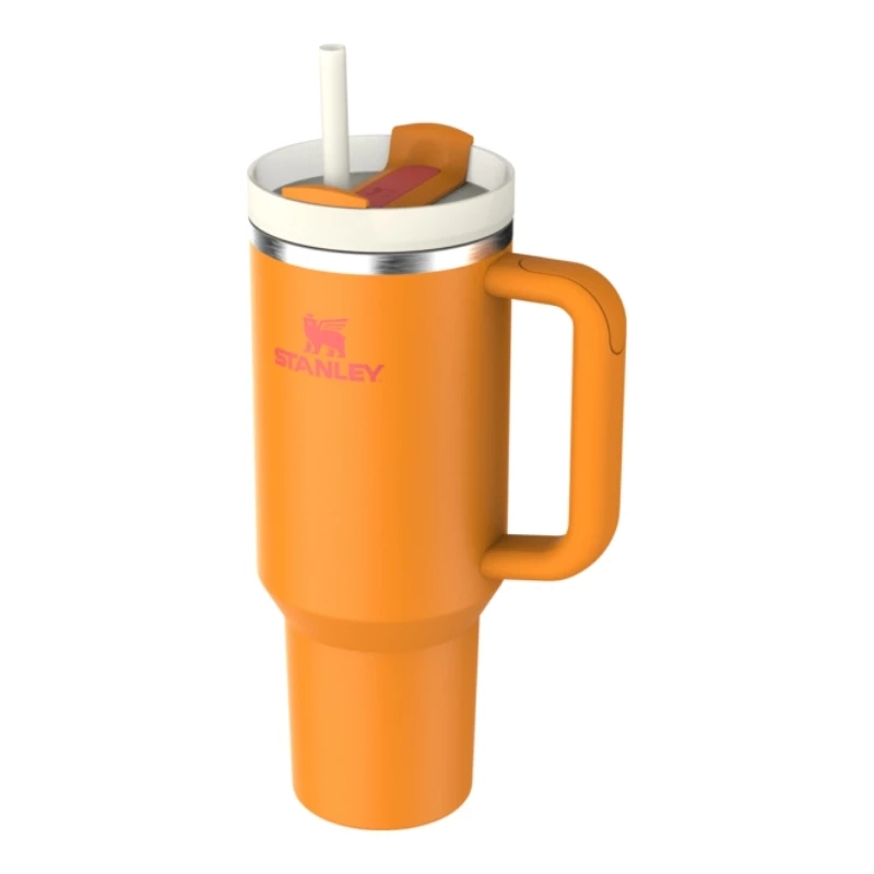STANLEY The Quencher H2.O FlowState beker 1,18L oranje met rietje