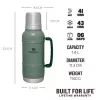 STANLEY thermos The Artisan thermosfles 1,4L Forest Green