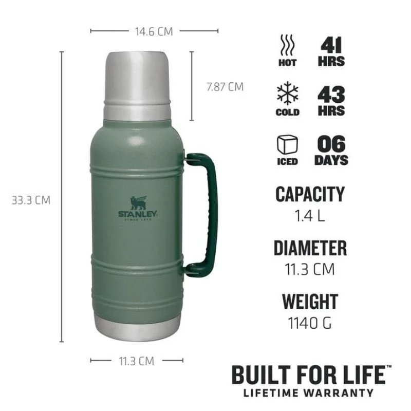 STANLEY thermos The Artisan thermosfles 1,4L Forest Green