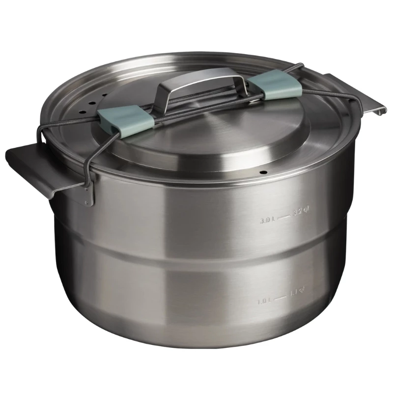 STANLEY Wildfare Core Full Serve kookset 3,78L petrol/donkergrijs 13-delige camping kookset