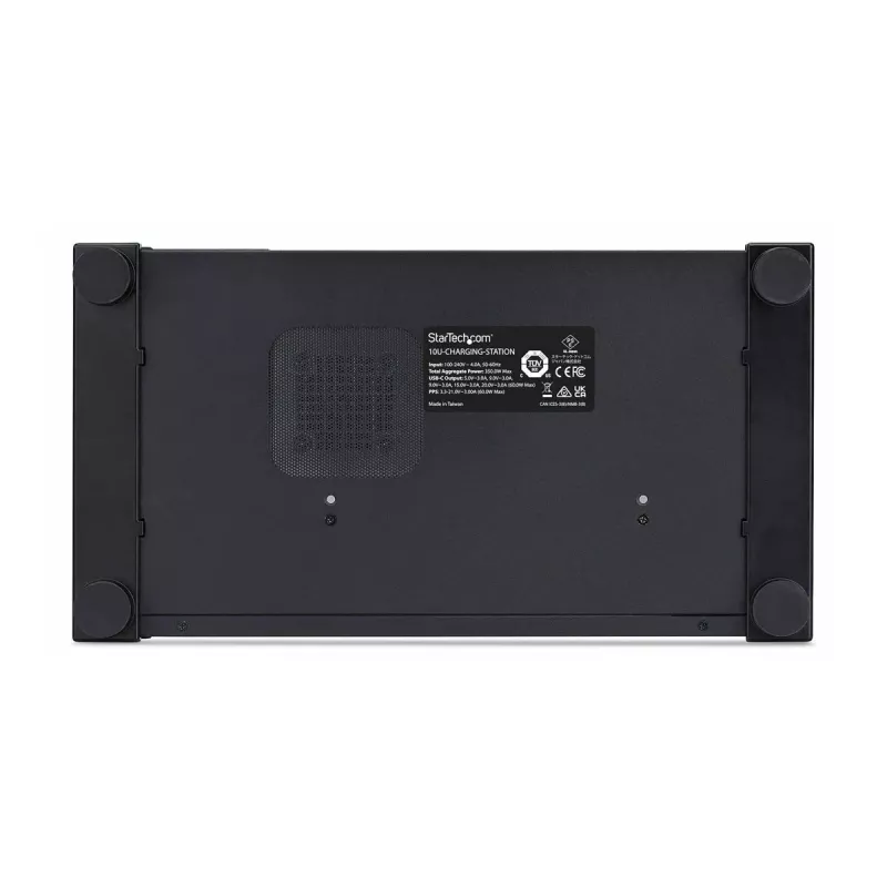 StarTech.com 10-poorts USB-C-laadstation - 60W per poort, 350W totaal, USB PD 3.0, TAA-conform, desktop 10E-CHARGING-STATION