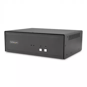 StarTech.com CK4-HP202C beveiligde 2-poorts KVM-switch voor twee monitoren, HDMI/DisplayPort, 4K 60Hz, NIAP 4.0