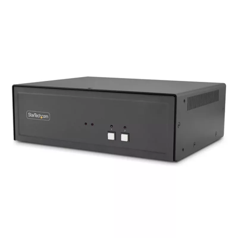 StarTech.com CK4-HP202C Beveiligde 2-poorts KVM-switch voor twee monitoren, HDMI/DisplayPort, 4K 60Hz, NIAP 4.0