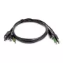 StarTech.com 2-poorts DVI-I USB KVM-switch met audio en USB-hub (SKDP2DPMMKVM03-TAA)