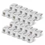StarTech.com Cat6 Keystone Jack 24-pack, RJ45 UTP, 90 graden 110 Punch Down, wit