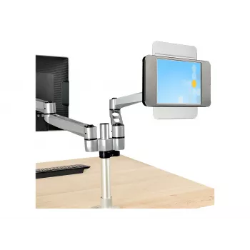 StarTech.com veilige tabletstandaard – diefstalbeveiligde universele tablethouder voor tablets tot 10,5 inch, afsluitbare bureau-K-slot, VESA-bevestiging, wandbevestiging – veilige POS-tabletstandaard (SECTBLTPOS2)