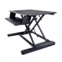 StarTech.com zit-sta bureauconverter met toetsenbordlade - 89 x 53 cm oppervlak - ergonomische in hoogte verstelbare sta-bureau-verhoger - geschikt voor 2 monitors - voorgemonteerd - zwart - 30 inch (76,2 cm) - 56 cm - 12,7 kg - 2,3 kg - rechthoekig