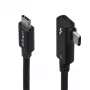 StarTech.com Thunderbolt 5-kabel 0,8m - USB-C-stekker naar USB-C-stekker - 80 Gbit/s / 120 Gbit/s - 240W - zwart