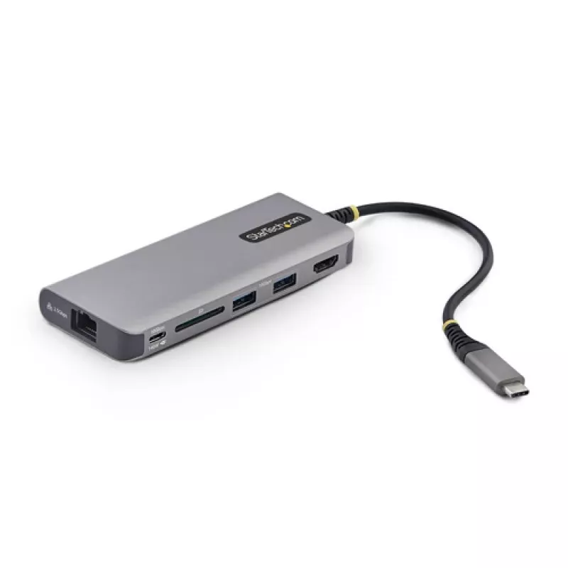 StarTech.com USB-C multiport hub met 2x DisplayPort, HDMI, 100W PD, 140W totaalvermogen