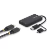StarTech.com 107B-USB-HDMI-2 USB 3.0 naar dual HDMI-adapter, USB-A/USB-C, 1x 4K30 + 1x 1080p