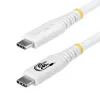 StarTech.com USB4 USB-C naar USB-C-kabel, 20 Gbps, 240W PD, 2 m, wit