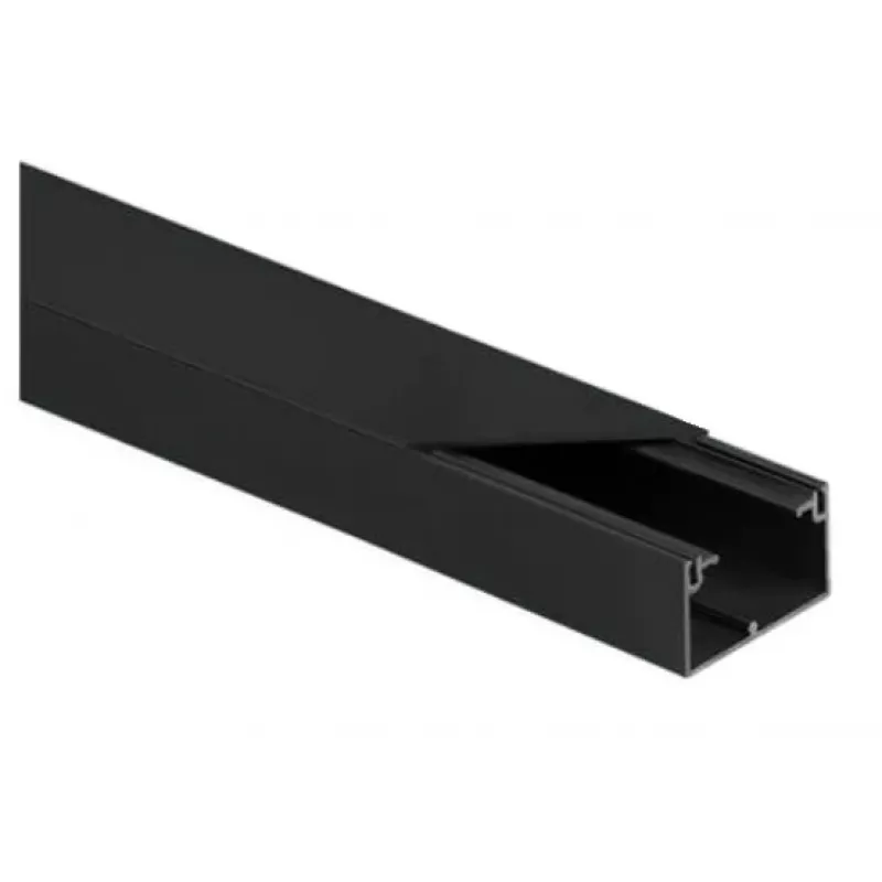 STASIŃSKI CLS 40x25 elektrische installatiegoot-set zwart 2m (10-pack)