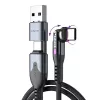 STATIK PowerPivot Pro Nylon gevlochten kabel, USB-C naar USB-C, 1m, zwart