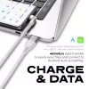 STATIK PowerPivot Pro Nylon Braided Cable, USB-C naar USB-C, 3m, wit