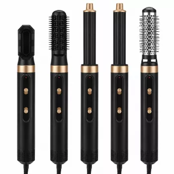 StayBeauty van Extralink M-17934 5-in-1 hetelucht-styler met ionentechnologie, 1000W, 5 opzetstukken, verstelbare warmte en snelheid