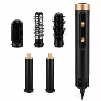 StayBeauty van Extralink M-17934 5-in-1 hetelucht-styler met ionentechnologie, 1000W, 5 opzetstukken, verstelbare warmte en snelheid