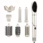 StayBeauty van Extralink M-17959L opvouwbare 8-in-1 hetelucht-styler met ionisatie, 1400W, 8 opzetstukken, styling-set