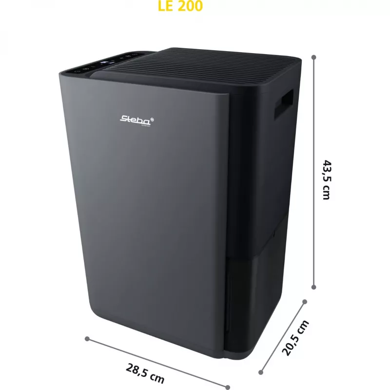Steba LE 200 luchtontvochtiger, 2 L reservoir, Zwart