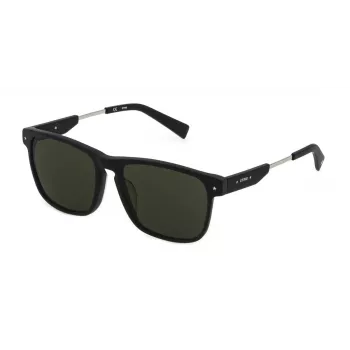 STING SST384-550703 unisex zonnebril, acetaat montuur, polycarbonaatglazen, UV400-bescherming, 55/16/140 mm