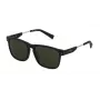 STING SST384-550703 unisex zonnebril, acetaat montuur, polycarbonaatglazen, UV400-bescherming, 55/16/140 mm
