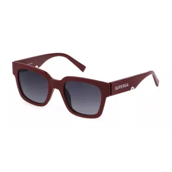 STING SST459-520G96 unisex zonnebril, zwart montuur, grijze glazen, 52 mm