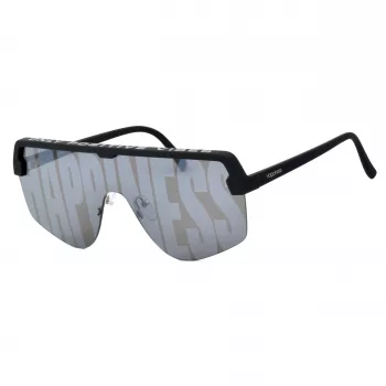 STING unisex SST341-996AAL zonnebril donkergrijs montuur grijze glazen 99/01/140 mm