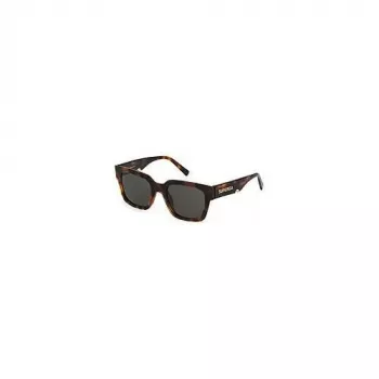 STING unisex SST459-5202BL zonnebril - zwart montuur, blauwe glazen 52/21/140 mm