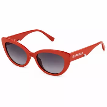 STING dames SST458-5309JT rechthoekige acetaat zonnebril havanna bruin 53/19/140 mm UV400
