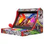 Subsonic Retro Arcade arcade stick / fight stick voor pc, PS3, PS4, Nintendo Switch, Xbox One, Xbox Series X/S, USB-A, 2,5 m kabel, zwart/rood