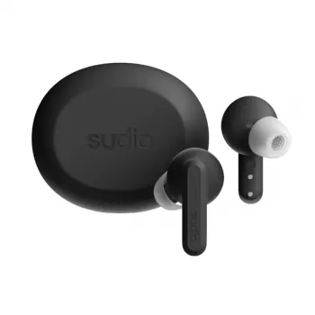 Sudio A3 Pro draadloze oordopjes, Bluetooth 5.4, Cloudy Black
