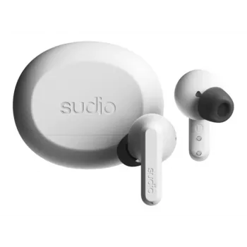 Sudio A3 Pro draadloze oordopjes, Bluetooth 5.4, Fog White