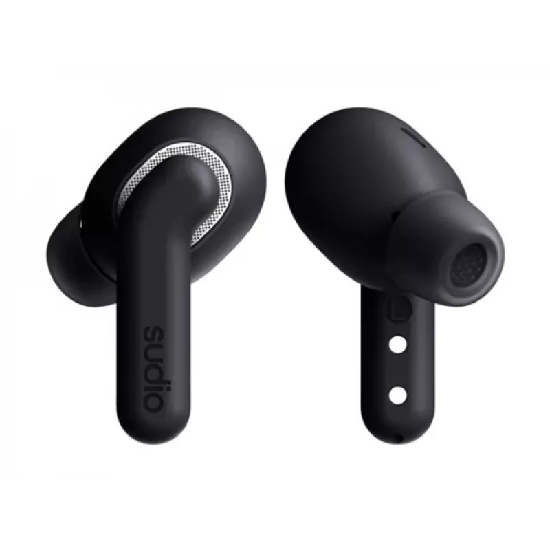 Sudio E4 Pro draadloze oordopjes, Bluetooth 6.0, Midnight Black