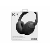 Sudio K3 draadloze over-ear-koptelefoon met hybride ANC, Bluetooth 5.3, 60h accu, Ink Black