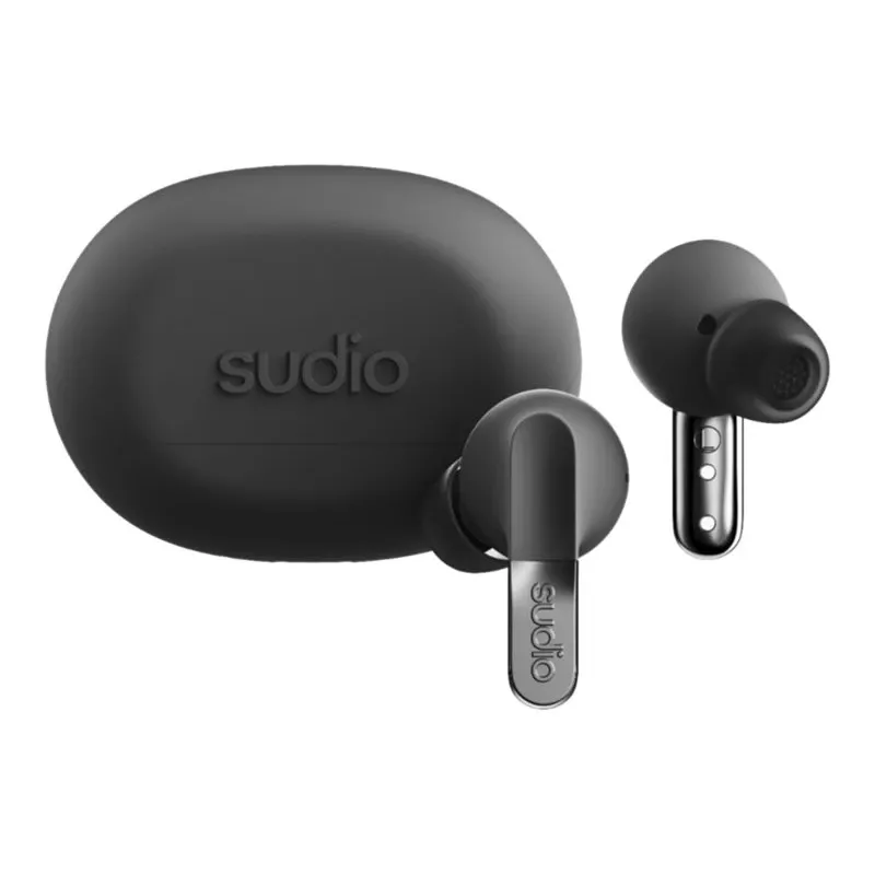 Sudio N3 Pro draadloze oordopjes, Bluetooth 5.4, Titanium Black