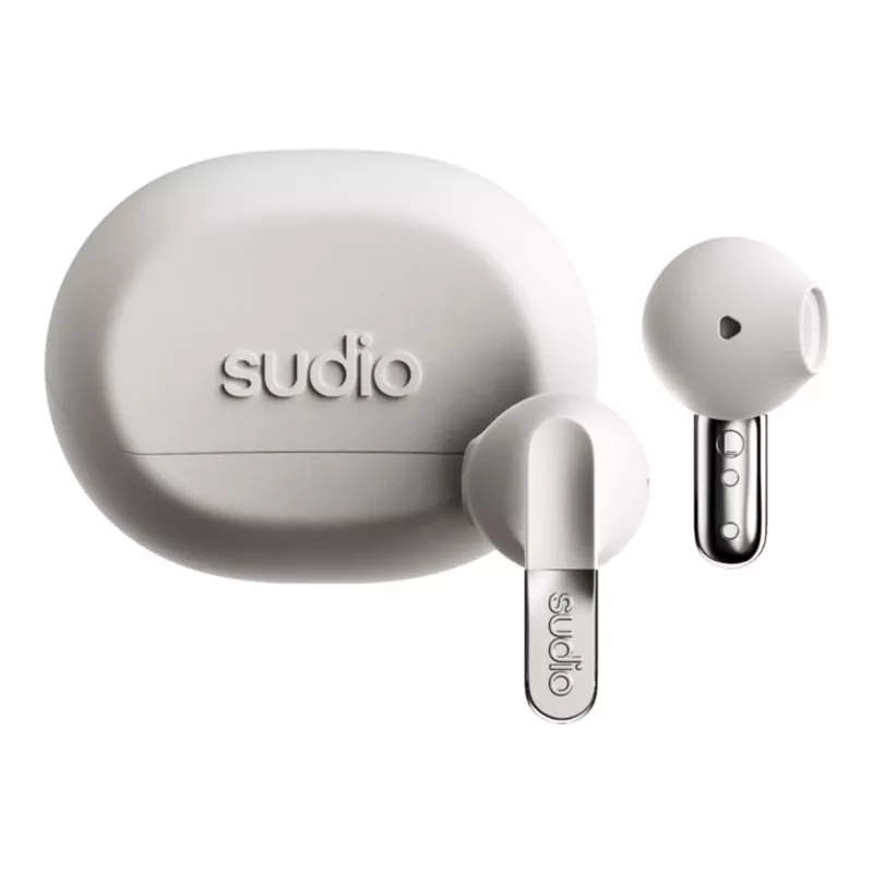 Sudio N3 draadloze oordopjes, Bluetooth 5.4, Milky White