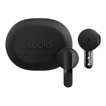 Sudio N3 draadloze Bluetooth-oordopjes met microfoon, Onyx Black