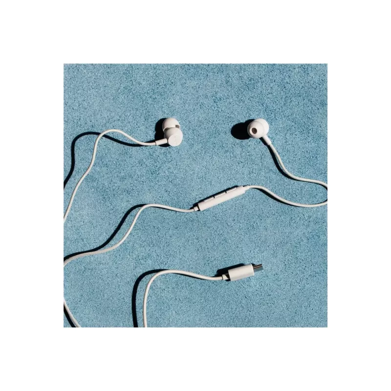 Sudio V3 true wireless in-ear-oordopjes met USB-C oplaadetui, dubbele microfoons, touch-bediening, IPX4 spatwaterdicht, grijs-wit