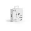 Sudio V3 true wireless in-ear-oordopjes met USB-C oplaadetui, dubbele microfoons, touch-bediening, IPX4 spatwaterdicht, grijs-wit