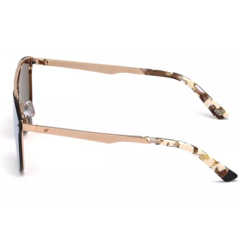 Zonnebril WEB EYEWEAR unisex WE0190-34G havanna acetaat bruin verloopglas 52 mm