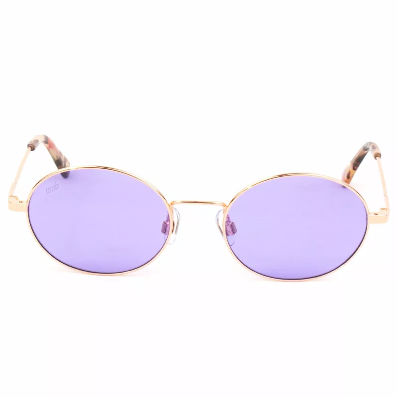 Zonnebril WEB EYEWEAR dames WE0255-33Y cat eye Havana bruin verloop 51mm
