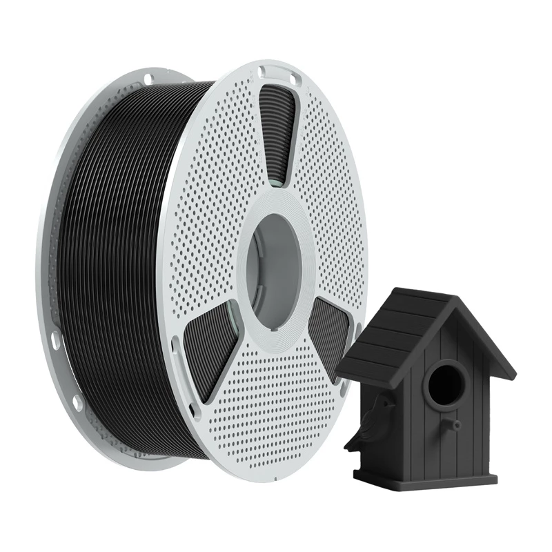 SUNLU ASA filament 1,75 mm zwart – 1-kg spoel voor 3D-printen