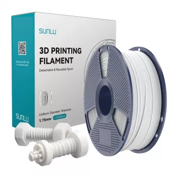 Sunlu High-Speed ABS filament (wit) 1,75 mm 1 kg (ABS H-S W)